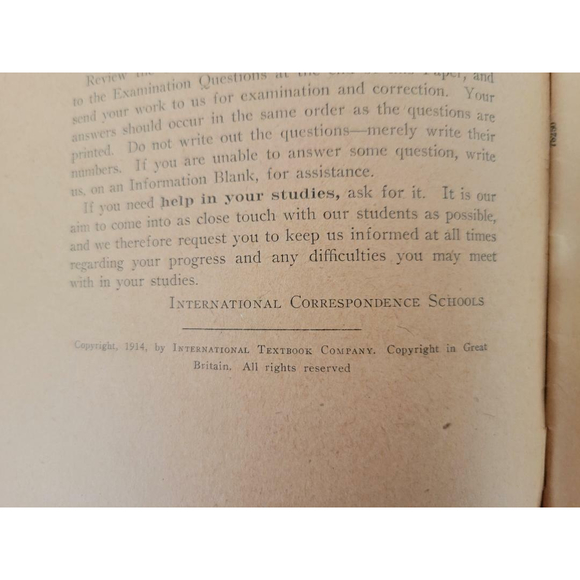 Lot of 17 International Correspondence School books with Slipcase 1914 1st Eds - Picture 3 of 9